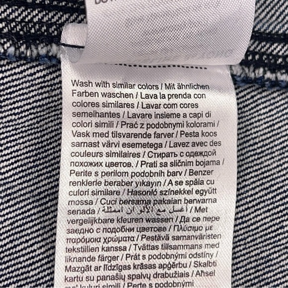 32 WAIST JDY DENIM SKIRT DARK BLUE CLASSIC Y2K STYLE - Picture 10 of 10